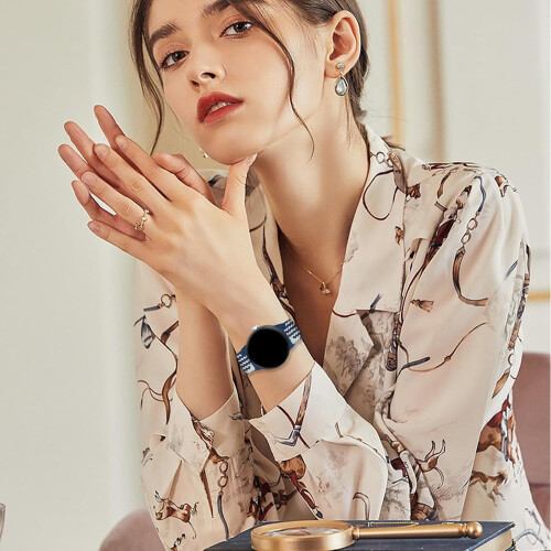 Ελαστικά πλεγμένα λουράκια συμβατά με το Google Pixel Watch3 (41 mm), Watch2 & 1 – Ρυθμιζόμενες, 2