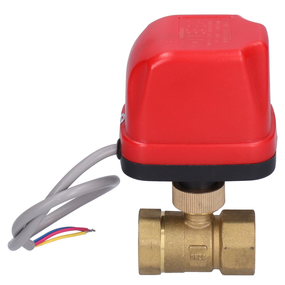 Electric Brass Ball Valve Cwx-50P-Cr02-Ac220v-Dn20, 1.6Mpa, Bsp 4621391529015