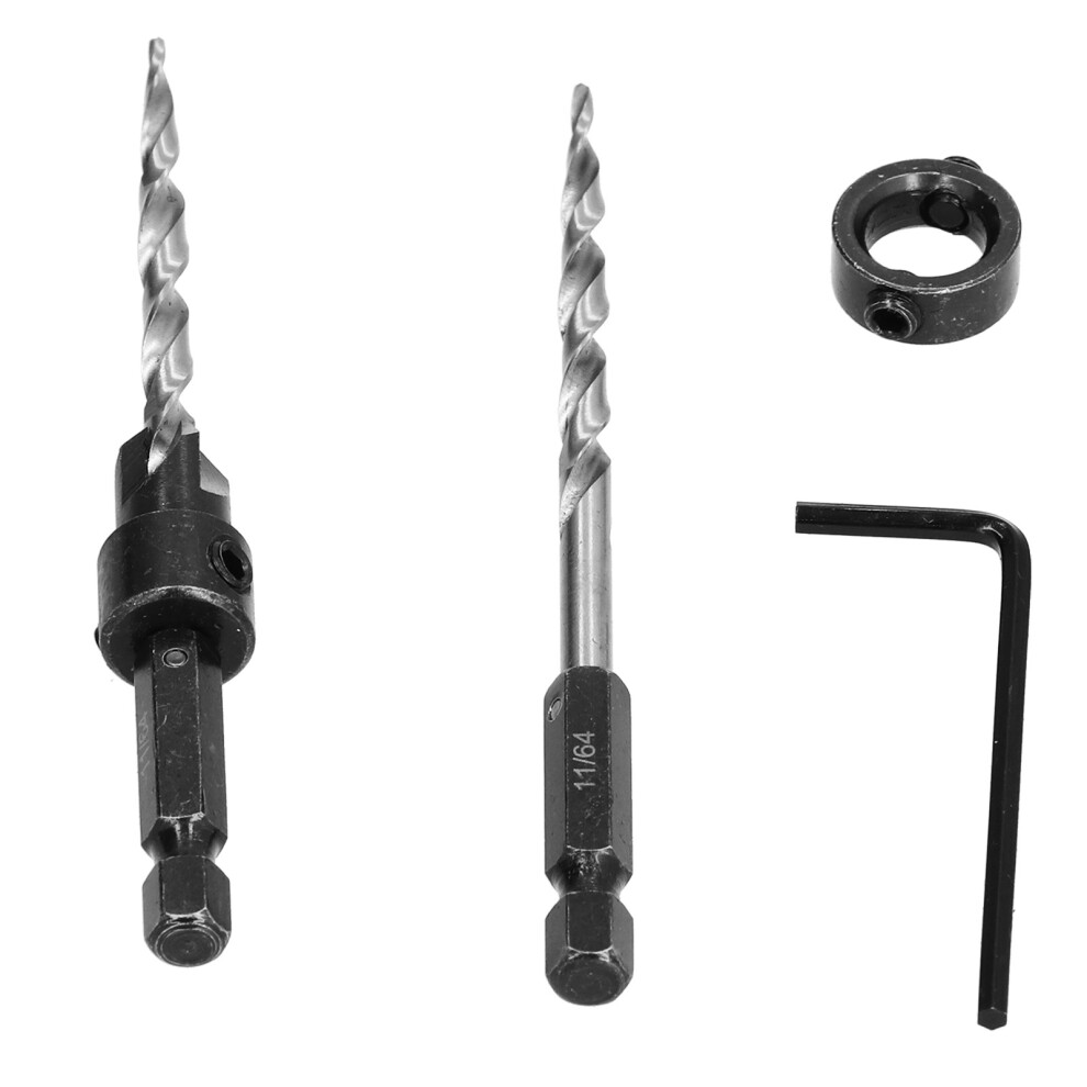 Countersink Drill Bit Wood 11/64 Hex Tapered