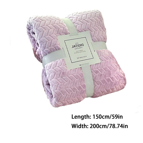 Queen Blanket Mint Green Flannel Fleece Leaves Pattern 2
