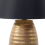 Beliani Table Lamp EBRO Porcelain Gold 4