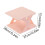 Pink Shoe Rack Thickened Wide Stackable 10.6x10.2x6.5in 2