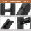 Fishing Rod Holder Side Mount 2 pcs Black Plastic 4