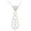 Cravatta con strass da donna, collana con strass, gioielli per feste e costumi. 2