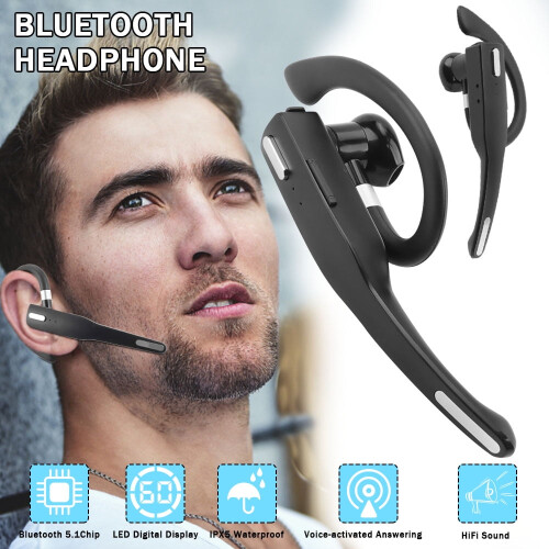 Ακουστικά Bluetooth Aggxpf, Ασύρματα ακουστικά Bluetooth με ακύρωση θορύβου, ακουστικά Over-Ear 1