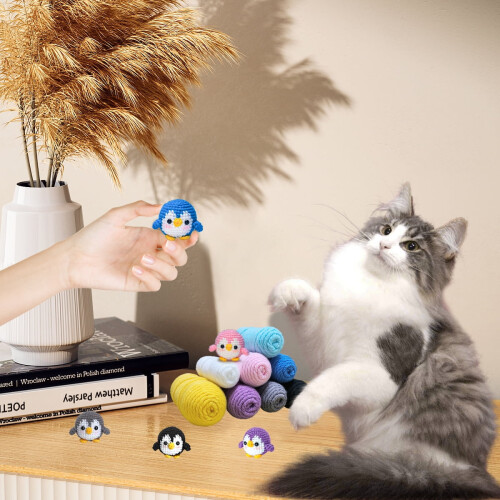 Kids Crochet Kit Penguin DIY with Guide and Video Tutorials 1