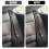 Microfiber Car Seatbelt Pad Covers Brown 27x6.5 cm 2 pcs 3