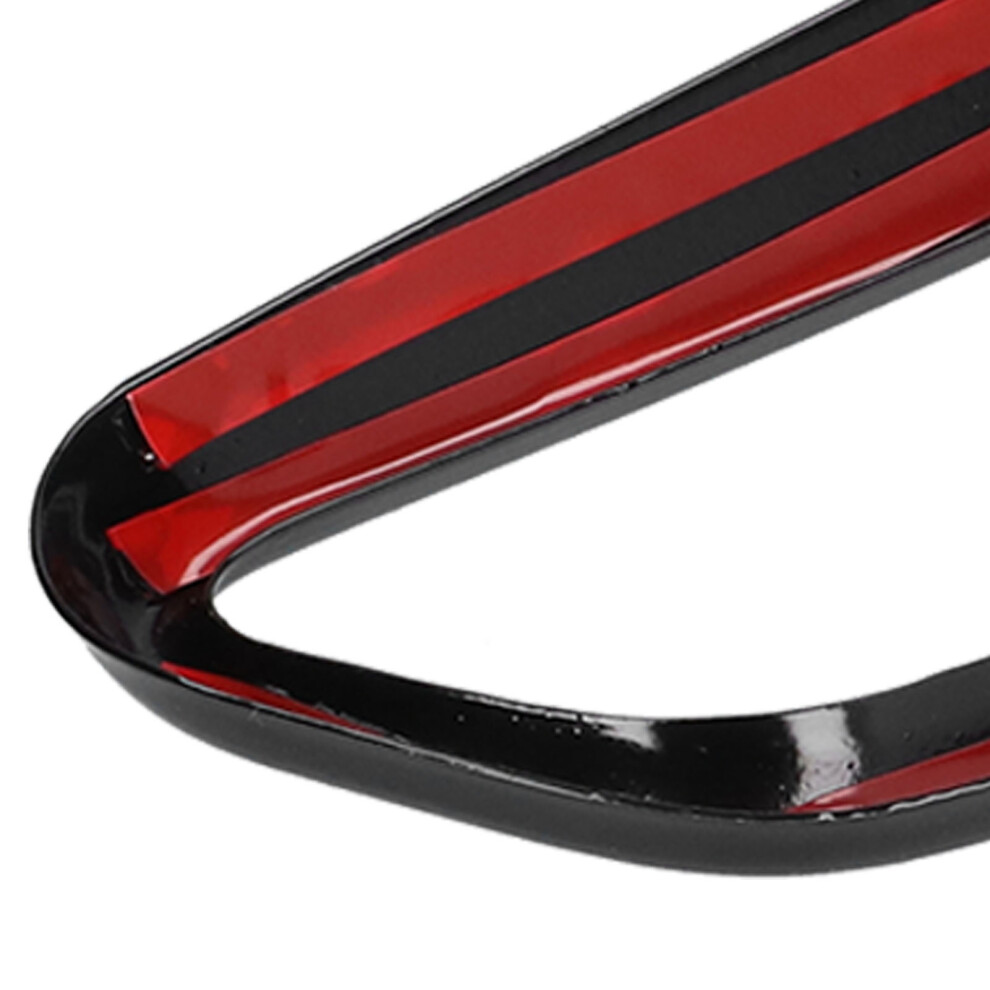 Gloss Stainless Steel Quad Exhaust Tip Trim Black 7293282834637