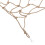 Small Pet Climbing Rope Net Parrots Hamsters Durable Hemp Material 1.2m 6