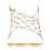 Small Pet Climbing Rope Net Parrots Hamsters Durable Hemp Material 1.2m 7