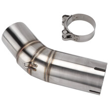 Edelstahl-Mittelrohr für Auspuff, 60,5 mm, für Ducati 959 V2, Ersatz