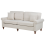 Beliani Sofa 3 Seater GINNERUP Fabric Light Beige 4