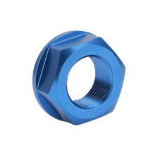 Aluminum Rear Wheel Axle Nut M20xP1.5 for Yamaha YZ/YZFX/WR (Blue)