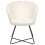 Beliani Armchair LOVELOCK Boucle White 5
