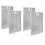4-PCS W10169961A Range Hood Filter Exhaust Grease Filter Microwave Grease Filter with 5-Layer Aluminum Mesh 2
