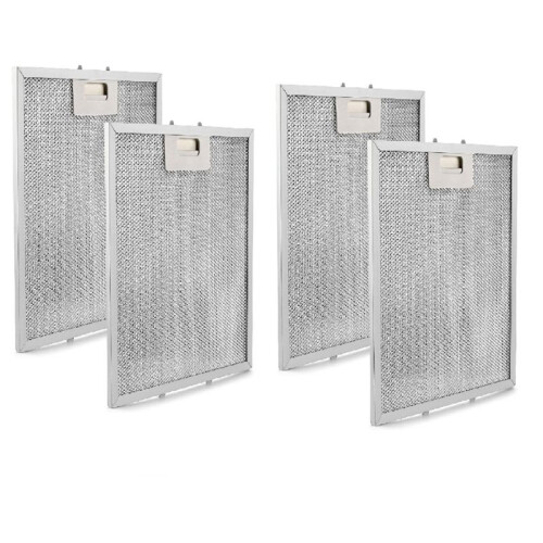 4-PCS W10169961A Range Hood Filter Exhaust Grease Filter Microwave Grease Filter with 5-Layer Aluminum Mesh 1