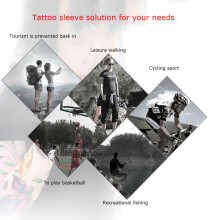 Falsche Tattoo-Ärmel 1 Stück – UV-Schutz-Armsch M für Outdoor-Events