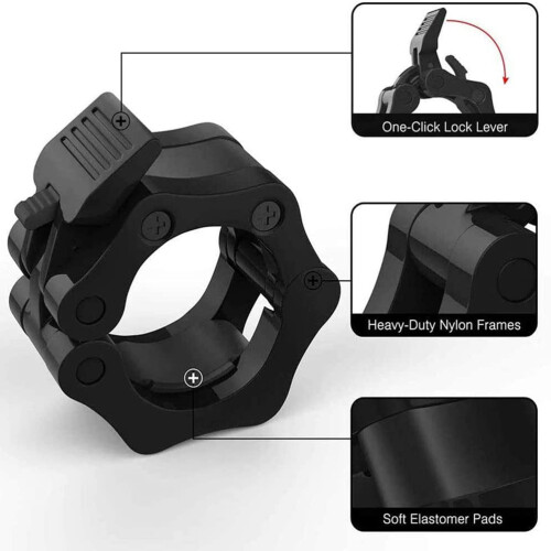 Krafttraining Clips 1 Paar Nylon 2