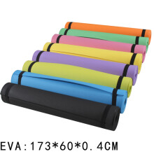 4MM EVA Yogamatte – Rutschfest, 173x60cm, Schlankes Trainingspad