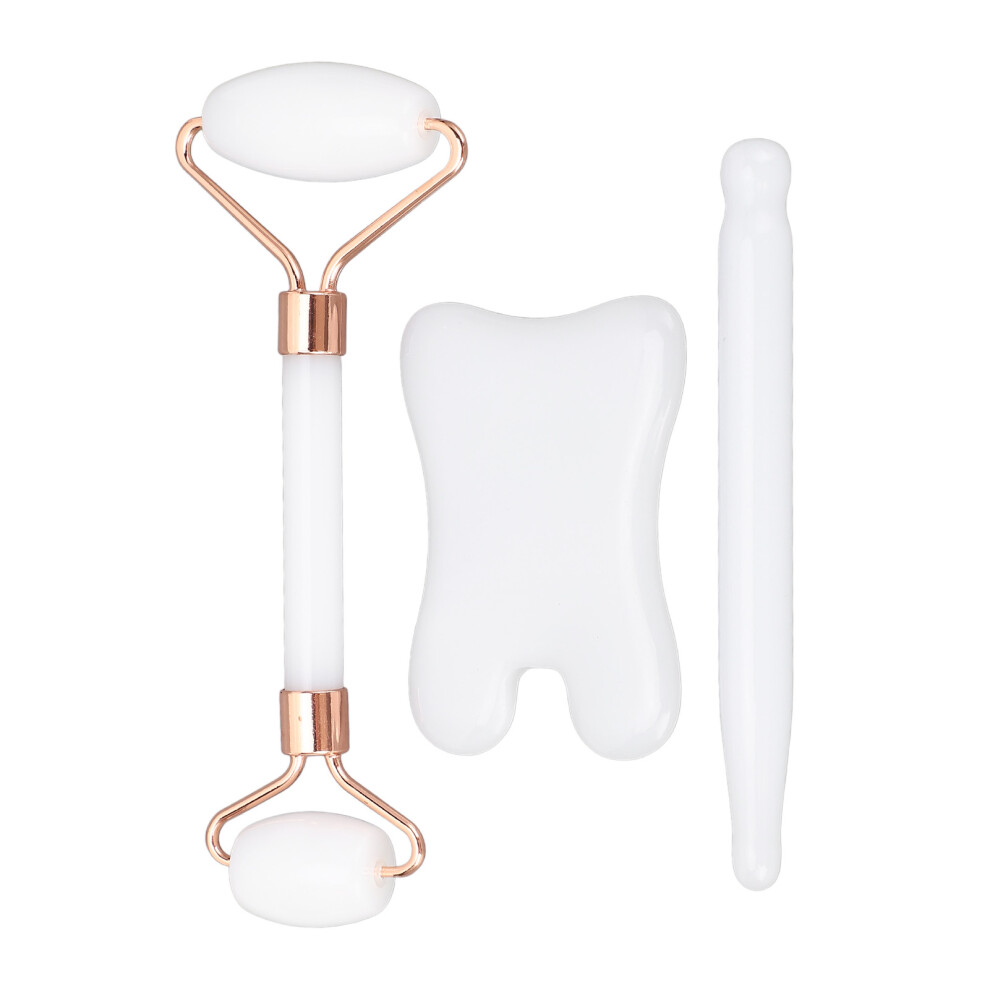 3pcs Jadestone Gua Sha Facial Massage Tools for Wrinkle & Body Relaxation