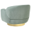 Beliani Armchair LEJRE Fabric Light Green 5