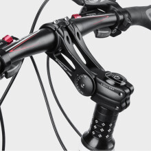 Verstellbarer Aluminium-Lenkerbob 140mm-190mm, Schwarz für MTB & Rennrad