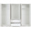 Seconique Malvern 6 Door 2 Drawer Wardrobe - White 4