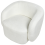 Beliani Swivel Armchair TORE Fabric Off-White 6