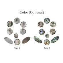 9pcs Shell Saxophone Key Buttons Set for Alto Sax, 10.5mm–24mm
