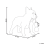 Beliani Table Lamp Dog BAXTER Black 3