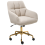 Beliani Desk Chair PALMDALE Boucle Light Beige 4