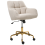 Beliani Desk Chair PALMDALE Boucle Light Beige 5