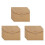 30 Stuks  String Envelope File Folders A5 Briefformaat Document Organizer voor Kantoor School Bruin 1