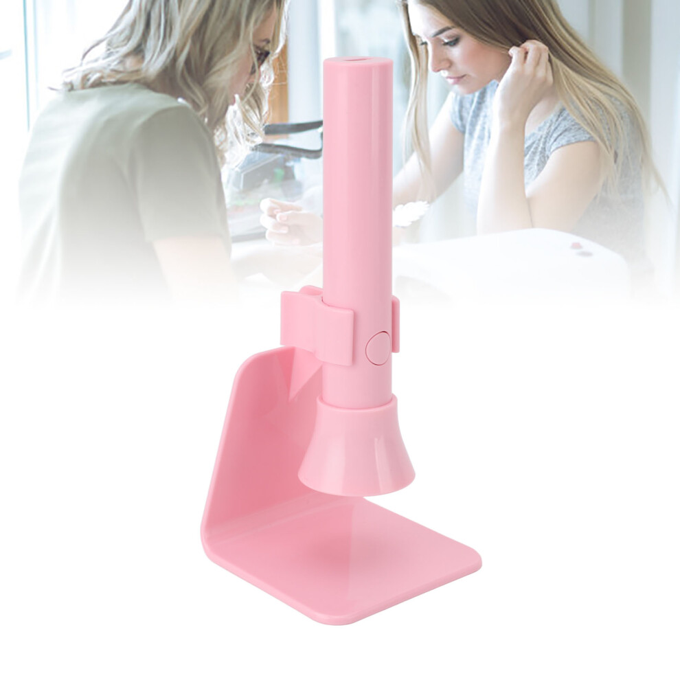 Mini Handheld UV Nail Light Rechargeable LED Nail Dryer with 6 Beads Pink