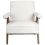 Beliani Armchair EVJE Boucle Off-White 5