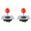 2X Arcade Joystick Controller Joystick Joystick with Circuit Board 5P Pin Without Light Joystick Game Console Handle D 1
