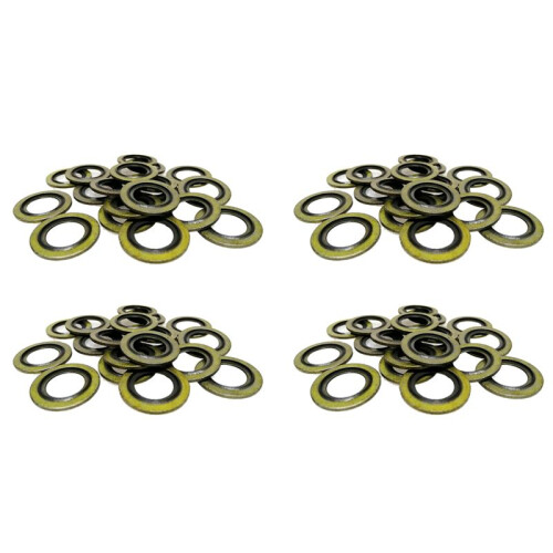 80PCS Engine Oil Drain Plug Gasket 016393/016454 for  ,,,,,,,, 1