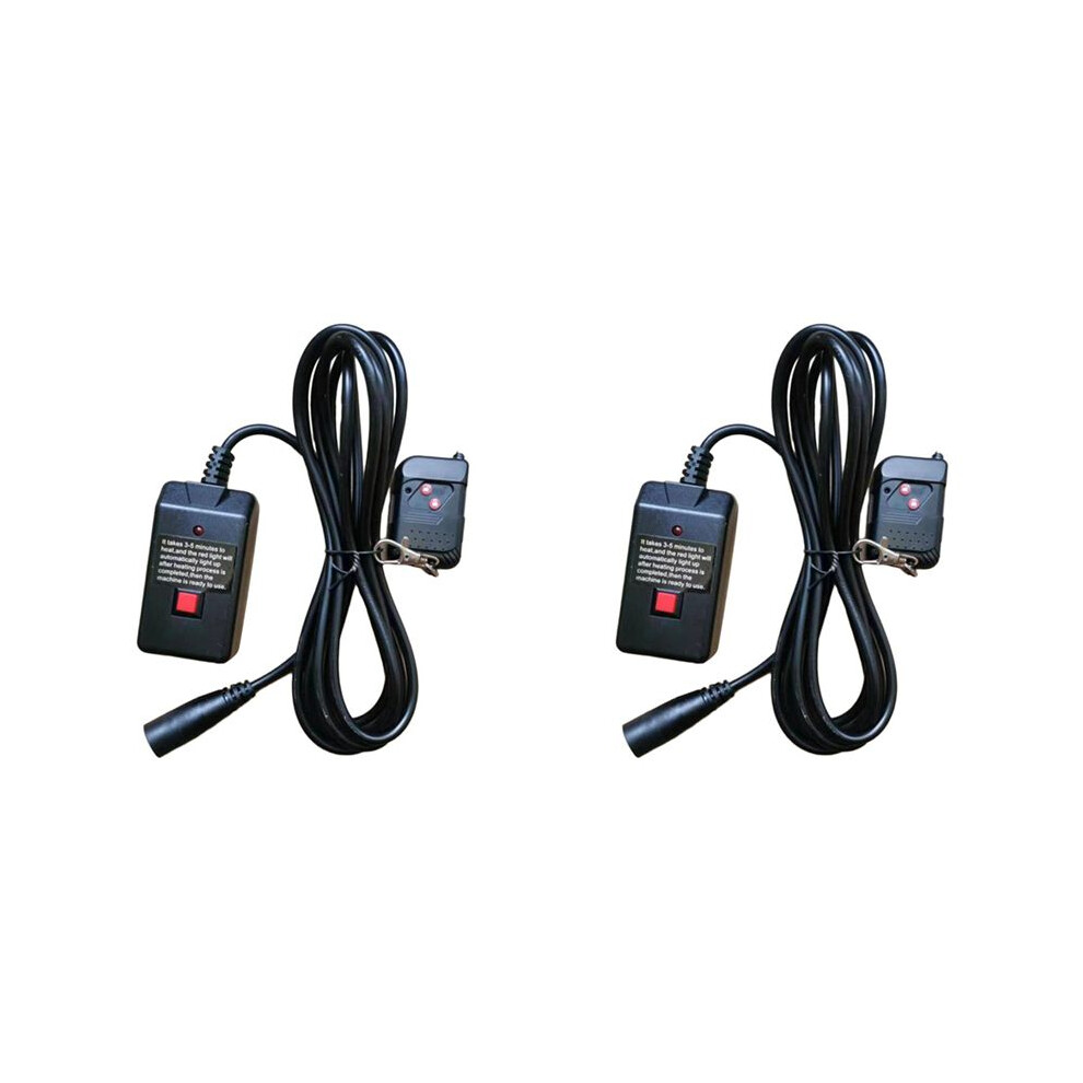 2X Smoke Fog Machine Wired Remote Control Parts Remote Controller Receiver for 400W 900W 1500W Stage Effects Fogger