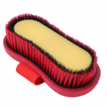 Anti Slip Horse Grooming Brush Soft Bristle Body Scrubbing Sponge for Horses