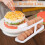 Egg Holder for Refrigerator, Space Saving Egg Tray Fridge Egg Tray for Refrigerator Countertop Cabinet(White) 3