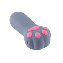 Female Fun Wireless Egg Jumping Vibromasseur Femelle USB Cute Cat Jumping Egg Massager Gris