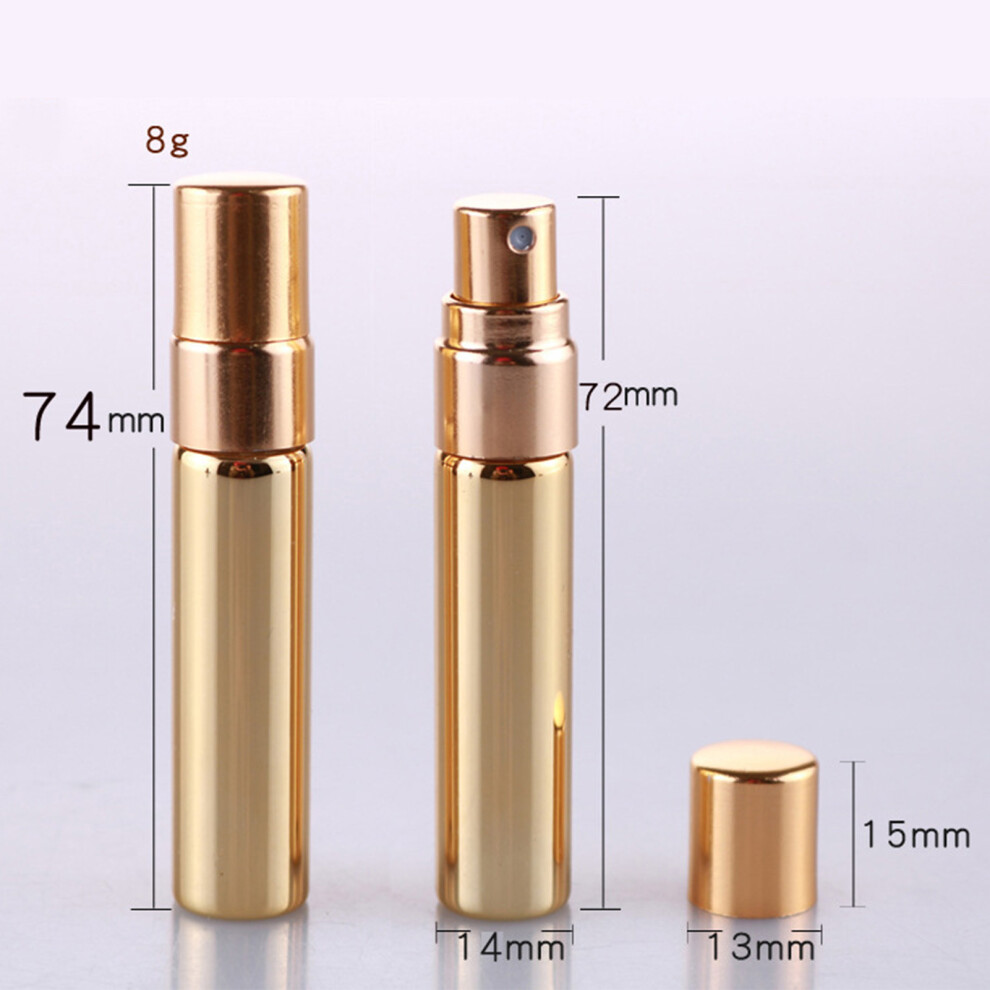 Creation-3C (Gold, 5Ml) Travel Mini Refillable Perfume Bottle - Gift