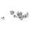 Erstatningspinner for sko racing stil B 7