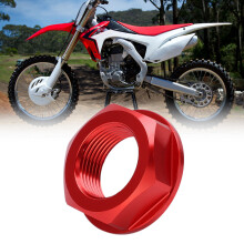 Red Rear Axle Nut M22x1.5 for Kawasaki KX250