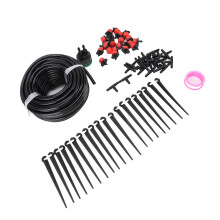 65.6ft Adjustable Dual-Way Drip Irrigation Kit for Garden & Greenhouse