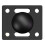 1-Inch 25mm   Base with Square  Plate Bracket, Industrial Control Screen Bracket Double Socket Arm 2