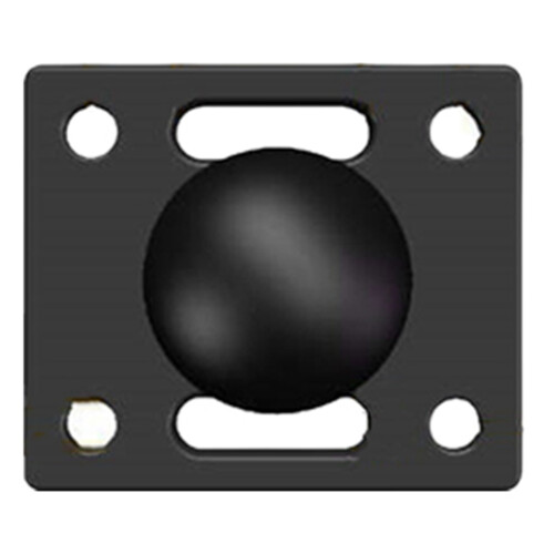 1-Inch 25mm   Base with Square  Plate Bracket, Industrial Control Screen Bracket Double Socket Arm 1