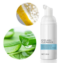 Wimpern- und Augenbrauen-Schaumreiniger 50ml, mit sanften natürlichen Extrakten
