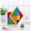 Ξύλινο παζλ Tangram Pyaiiner - Γρίφος Λογικής - Πολύχρωμα Εκπαιδευτικά Παιχνίδια - 5
