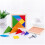 Ξύλινο παζλ Tangram Pyaiiner - Γρίφος Λογικής - Πολύχρωμα Εκπαιδευτικά Παιχνίδια - 7